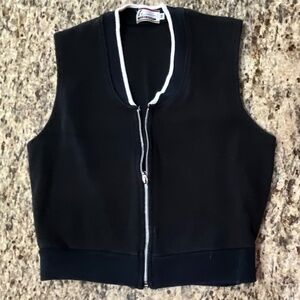 Women’s Haley Sport Black Full Zip Vest.  Med